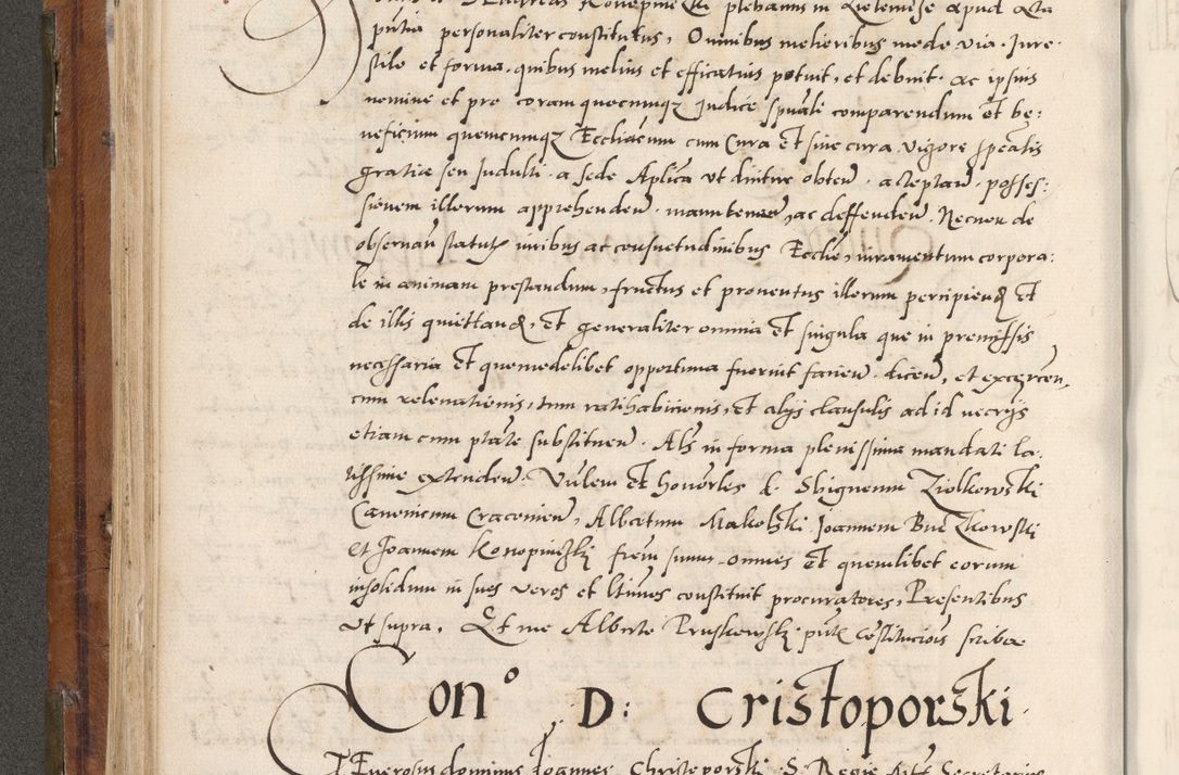 Zdjęcie nr 243 dla obiektu archiwalnego: Volumen unicum actorum episcopalium R. D. Andreae Zebrzydowski, episcopi Cracoviensis ducis Severiae ab a. D. 1551 usque ad annum 1560 mensem majum inclusive, quorum index ad finem praesentis voluminis adnotatus.