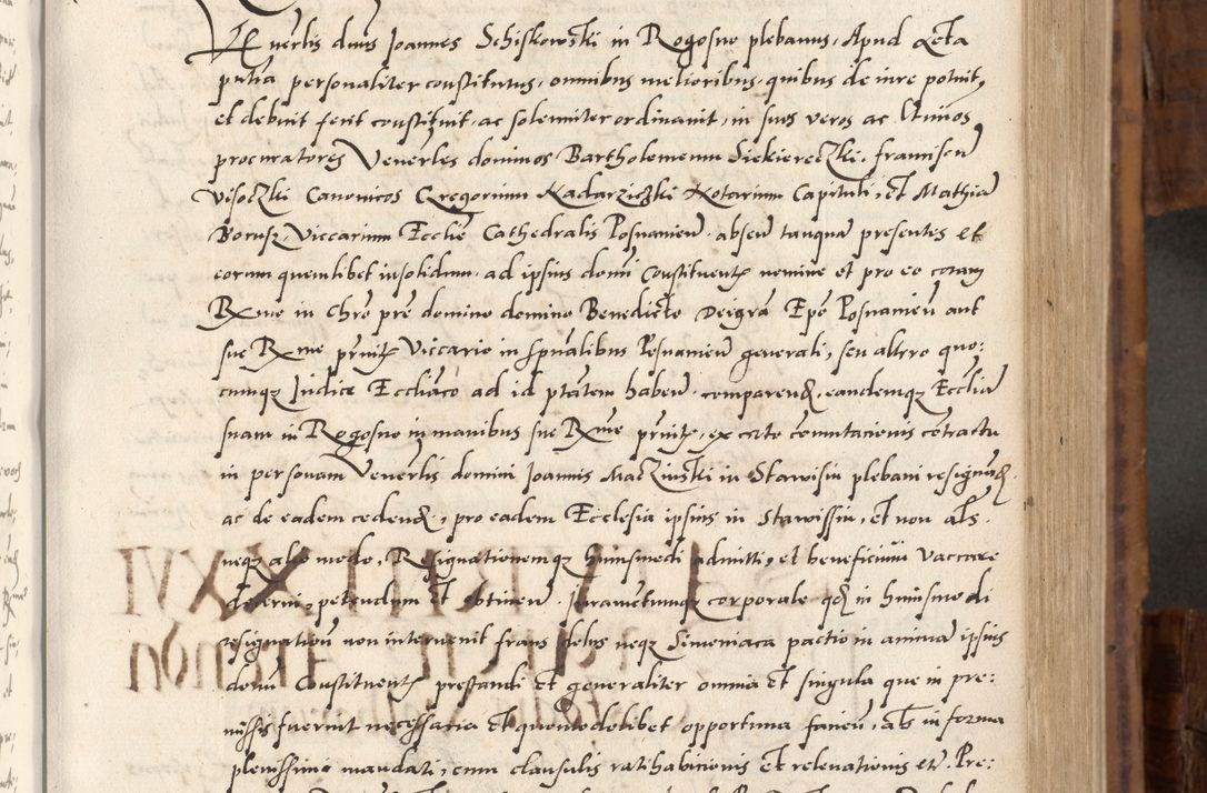 Zdjęcie nr 238 dla obiektu archiwalnego: Volumen unicum actorum episcopalium R. D. Andreae Zebrzydowski, episcopi Cracoviensis ducis Severiae ab a. D. 1551 usque ad annum 1560 mensem majum inclusive, quorum index ad finem praesentis voluminis adnotatus.