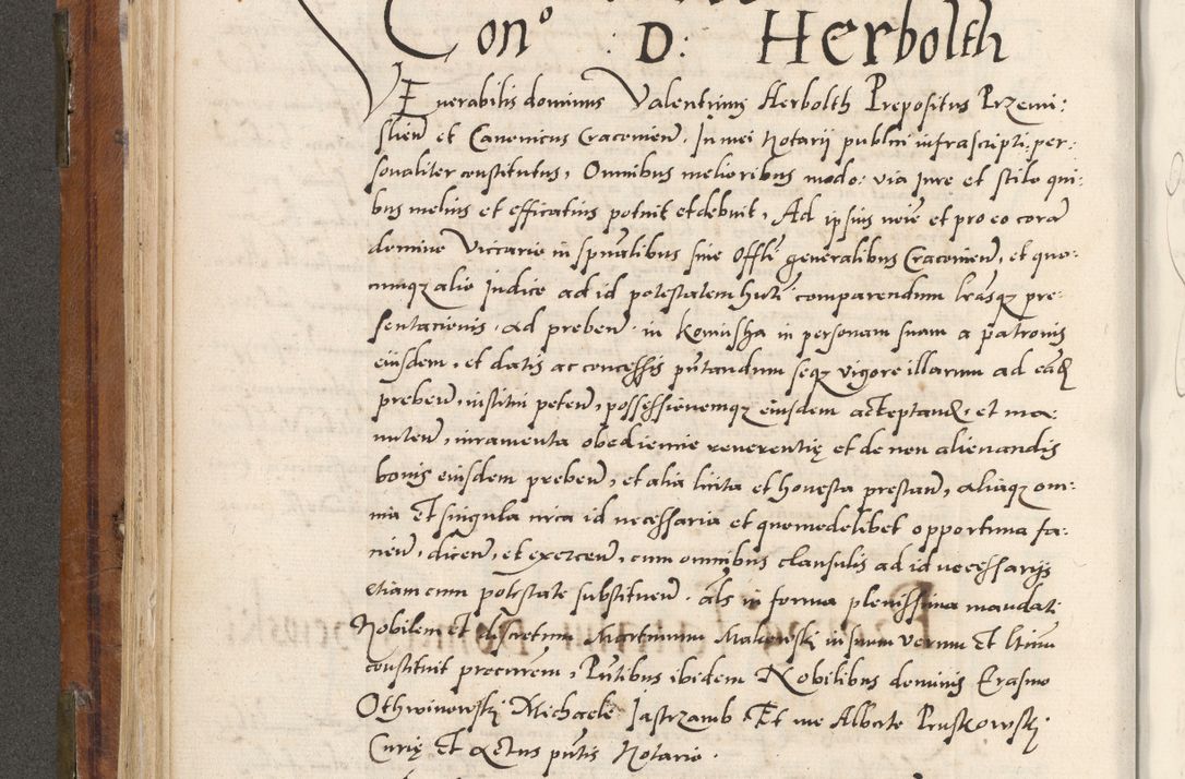 Zdjęcie nr 241 dla obiektu archiwalnego: Volumen unicum actorum episcopalium R. D. Andreae Zebrzydowski, episcopi Cracoviensis ducis Severiae ab a. D. 1551 usque ad annum 1560 mensem majum inclusive, quorum index ad finem praesentis voluminis adnotatus.