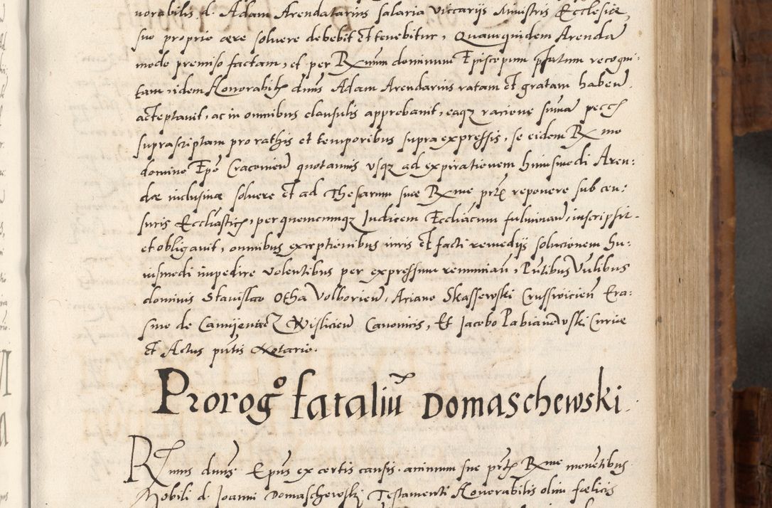 Zdjęcie nr 240 dla obiektu archiwalnego: Volumen unicum actorum episcopalium R. D. Andreae Zebrzydowski, episcopi Cracoviensis ducis Severiae ab a. D. 1551 usque ad annum 1560 mensem majum inclusive, quorum index ad finem praesentis voluminis adnotatus.