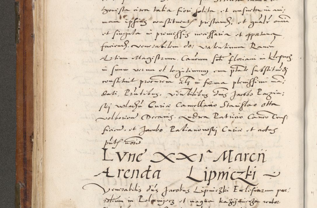 Zdjęcie nr 233 dla obiektu archiwalnego: Volumen unicum actorum episcopalium R. D. Andreae Zebrzydowski, episcopi Cracoviensis ducis Severiae ab a. D. 1551 usque ad annum 1560 mensem majum inclusive, quorum index ad finem praesentis voluminis adnotatus.