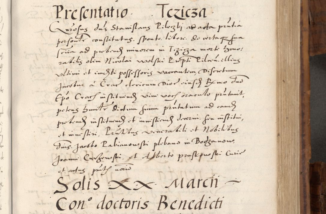 Zdjęcie nr 232 dla obiektu archiwalnego: Volumen unicum actorum episcopalium R. D. Andreae Zebrzydowski, episcopi Cracoviensis ducis Severiae ab a. D. 1551 usque ad annum 1560 mensem majum inclusive, quorum index ad finem praesentis voluminis adnotatus.