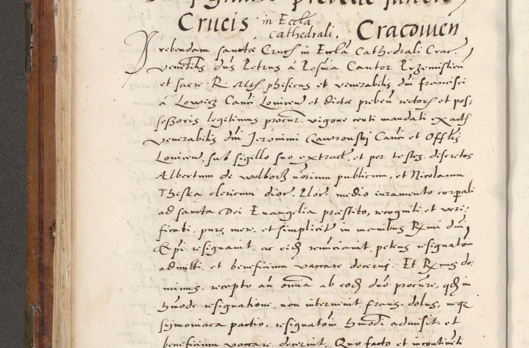 Zdjęcie nr 231 dla obiektu archiwalnego: Volumen unicum actorum episcopalium R. D. Andreae Zebrzydowski, episcopi Cracoviensis ducis Severiae ab a. D. 1551 usque ad annum 1560 mensem majum inclusive, quorum index ad finem praesentis voluminis adnotatus.