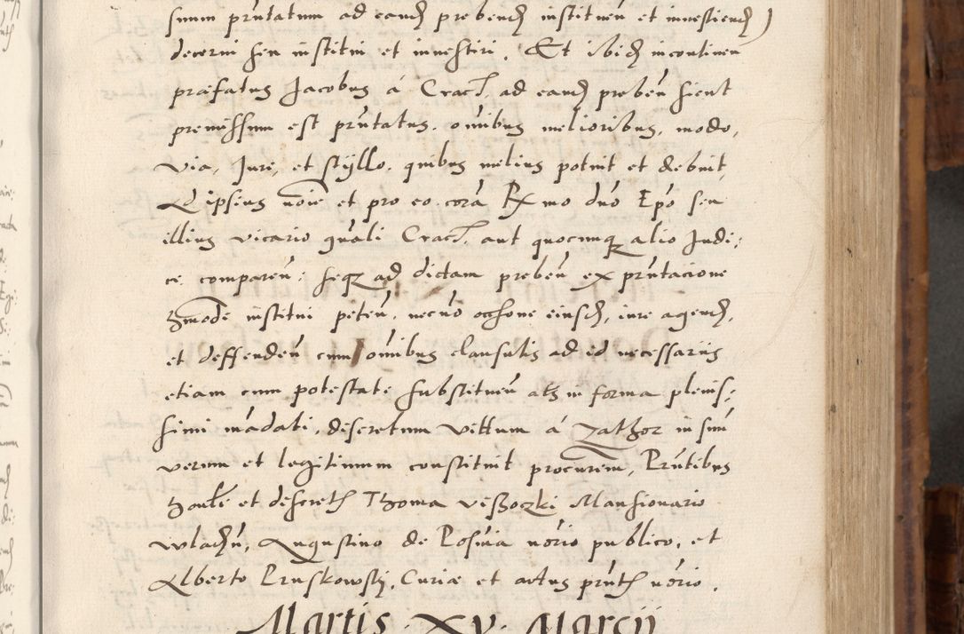 Zdjęcie nr 228 dla obiektu archiwalnego: Volumen unicum actorum episcopalium R. D. Andreae Zebrzydowski, episcopi Cracoviensis ducis Severiae ab a. D. 1551 usque ad annum 1560 mensem majum inclusive, quorum index ad finem praesentis voluminis adnotatus.