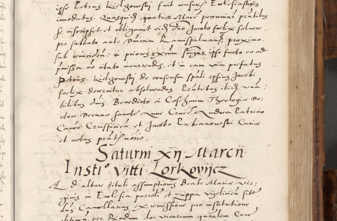 Zdjęcie nr 226 dla obiektu archiwalnego: Volumen unicum actorum episcopalium R. D. Andreae Zebrzydowski, episcopi Cracoviensis ducis Severiae ab a. D. 1551 usque ad annum 1560 mensem majum inclusive, quorum index ad finem praesentis voluminis adnotatus.