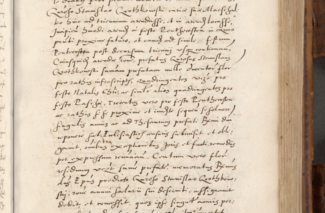 Zdjęcie nr 222 dla obiektu archiwalnego: Volumen unicum actorum episcopalium R. D. Andreae Zebrzydowski, episcopi Cracoviensis ducis Severiae ab a. D. 1551 usque ad annum 1560 mensem majum inclusive, quorum index ad finem praesentis voluminis adnotatus.