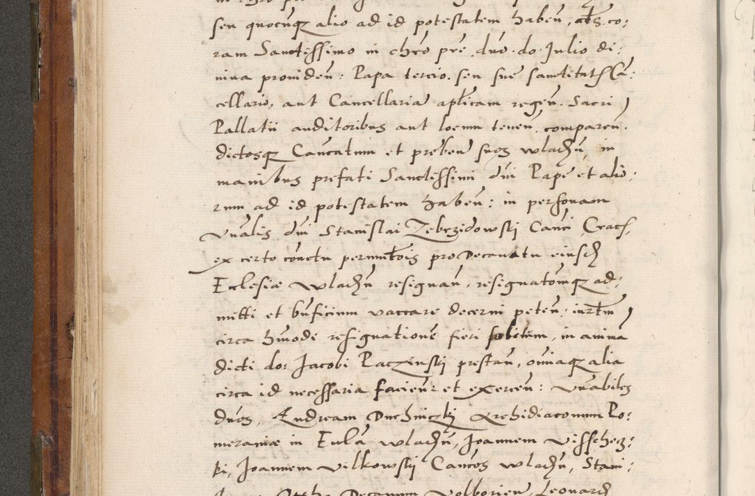 Zdjęcie nr 223 dla obiektu archiwalnego: Volumen unicum actorum episcopalium R. D. Andreae Zebrzydowski, episcopi Cracoviensis ducis Severiae ab a. D. 1551 usque ad annum 1560 mensem majum inclusive, quorum index ad finem praesentis voluminis adnotatus.