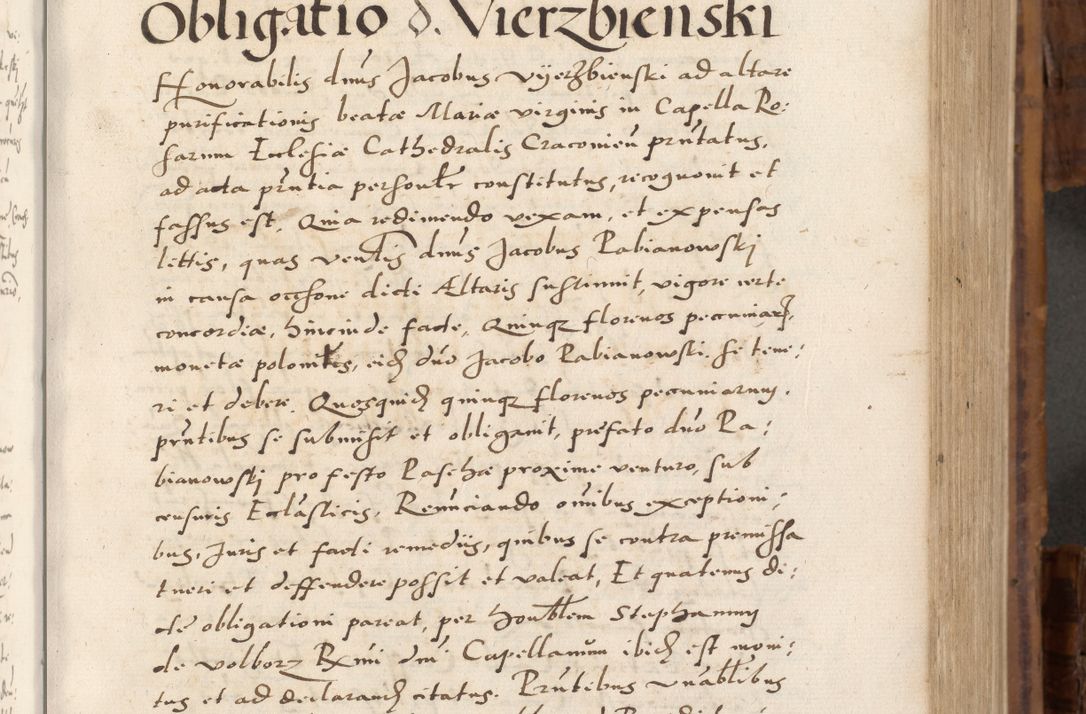 Zdjęcie nr 218 dla obiektu archiwalnego: Volumen unicum actorum episcopalium R. D. Andreae Zebrzydowski, episcopi Cracoviensis ducis Severiae ab a. D. 1551 usque ad annum 1560 mensem majum inclusive, quorum index ad finem praesentis voluminis adnotatus.