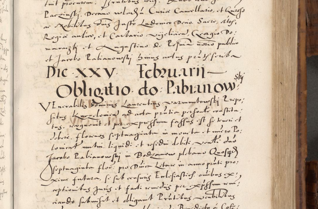 Zdjęcie nr 216 dla obiektu archiwalnego: Volumen unicum actorum episcopalium R. D. Andreae Zebrzydowski, episcopi Cracoviensis ducis Severiae ab a. D. 1551 usque ad annum 1560 mensem majum inclusive, quorum index ad finem praesentis voluminis adnotatus.