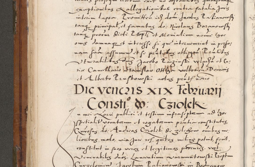 Zdjęcie nr 213 dla obiektu archiwalnego: Volumen unicum actorum episcopalium R. D. Andreae Zebrzydowski, episcopi Cracoviensis ducis Severiae ab a. D. 1551 usque ad annum 1560 mensem majum inclusive, quorum index ad finem praesentis voluminis adnotatus.