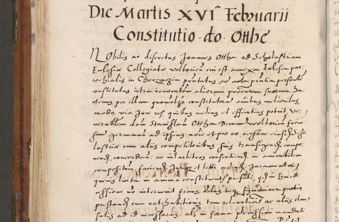Zdjęcie nr 211 dla obiektu archiwalnego: Volumen unicum actorum episcopalium R. D. Andreae Zebrzydowski, episcopi Cracoviensis ducis Severiae ab a. D. 1551 usque ad annum 1560 mensem majum inclusive, quorum index ad finem praesentis voluminis adnotatus.