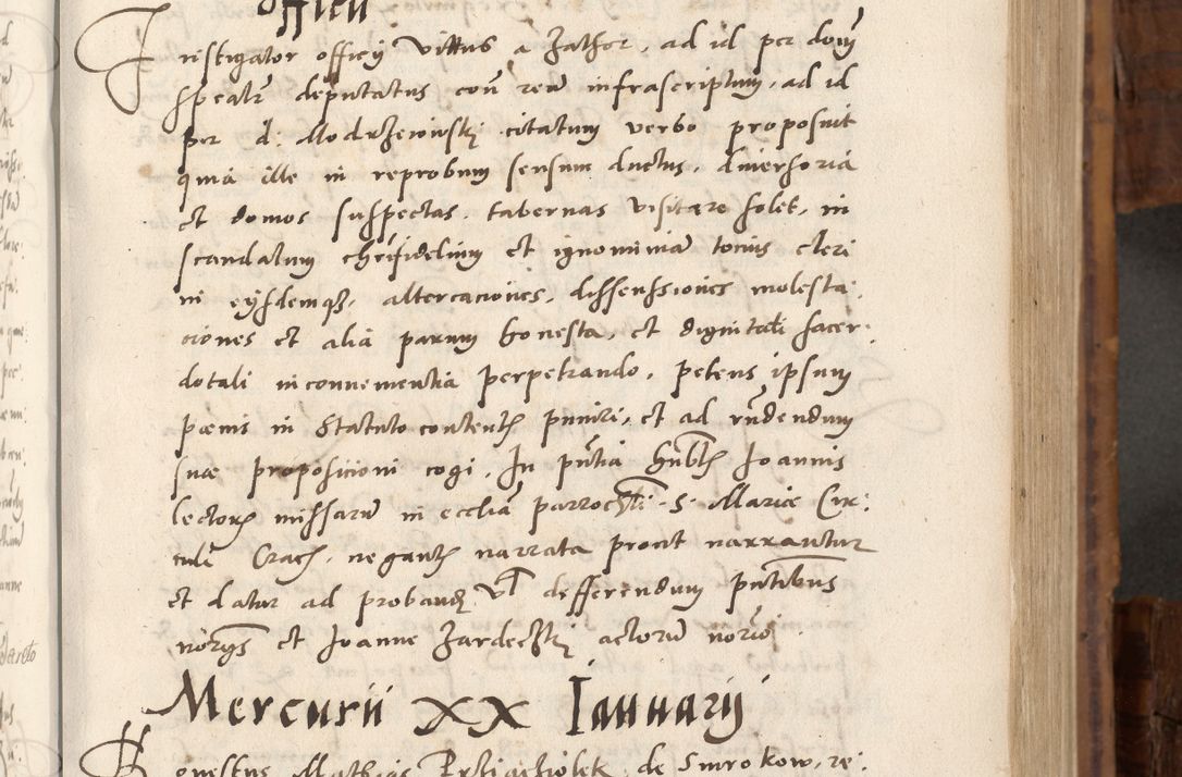 Zdjęcie nr 206 dla obiektu archiwalnego: Volumen unicum actorum episcopalium R. D. Andreae Zebrzydowski, episcopi Cracoviensis ducis Severiae ab a. D. 1551 usque ad annum 1560 mensem majum inclusive, quorum index ad finem praesentis voluminis adnotatus.