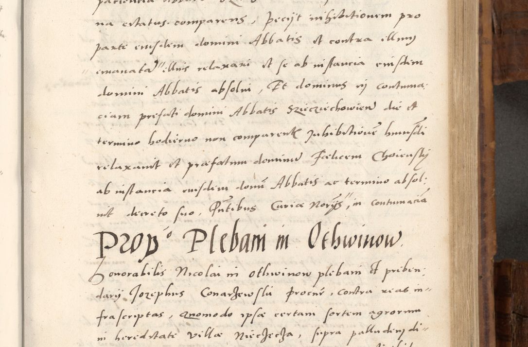 Zdjęcie nr 402 dla obiektu archiwalnego: Volumen unicum actorum episcopalium R. D. Andreae Zebrzydowski, episcopi Cracoviensis ducis Severiae ab a. D. 1551 usque ad annum 1560 mensem majum inclusive, quorum index ad finem praesentis voluminis adnotatus.