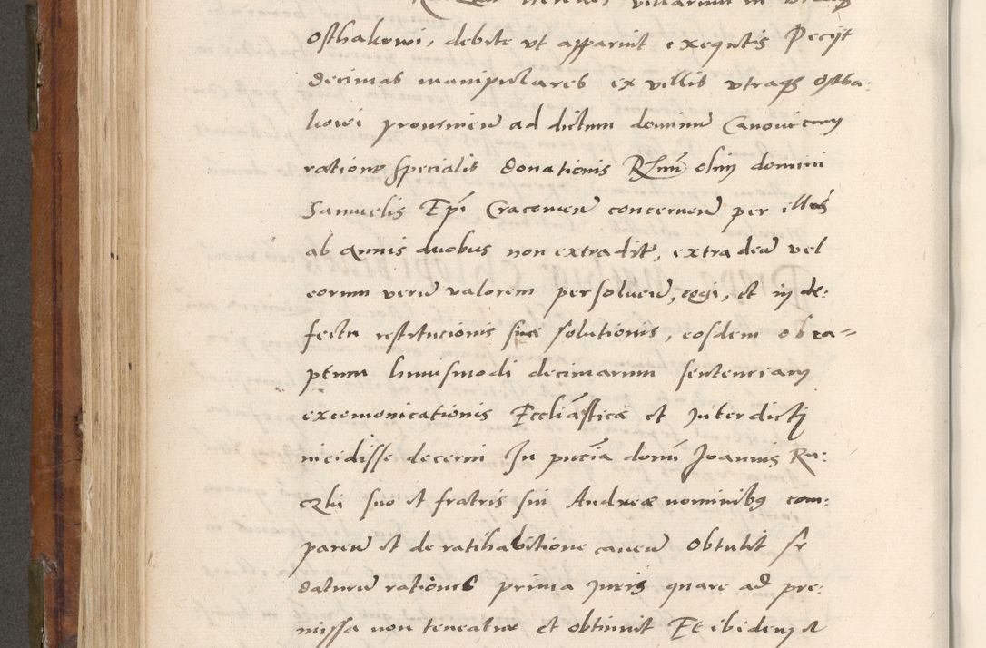 Zdjęcie nr 401 dla obiektu archiwalnego: Volumen unicum actorum episcopalium R. D. Andreae Zebrzydowski, episcopi Cracoviensis ducis Severiae ab a. D. 1551 usque ad annum 1560 mensem majum inclusive, quorum index ad finem praesentis voluminis adnotatus.