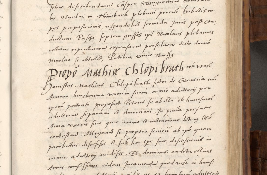 Zdjęcie nr 400 dla obiektu archiwalnego: Volumen unicum actorum episcopalium R. D. Andreae Zebrzydowski, episcopi Cracoviensis ducis Severiae ab a. D. 1551 usque ad annum 1560 mensem majum inclusive, quorum index ad finem praesentis voluminis adnotatus.