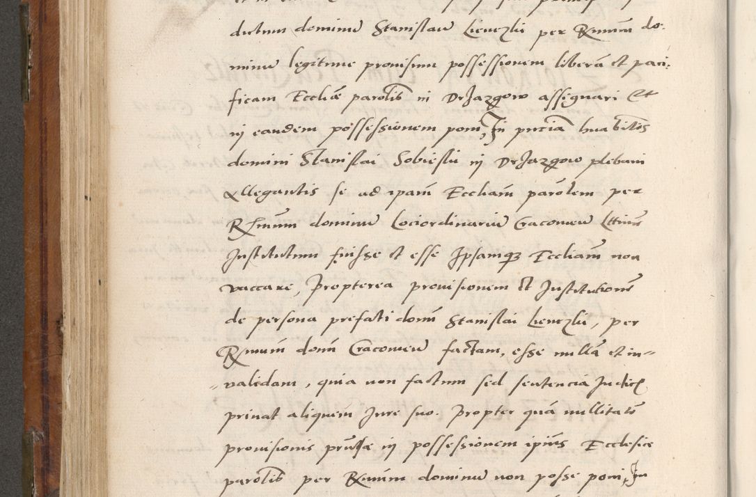 Zdjęcie nr 399 dla obiektu archiwalnego: Volumen unicum actorum episcopalium R. D. Andreae Zebrzydowski, episcopi Cracoviensis ducis Severiae ab a. D. 1551 usque ad annum 1560 mensem majum inclusive, quorum index ad finem praesentis voluminis adnotatus.