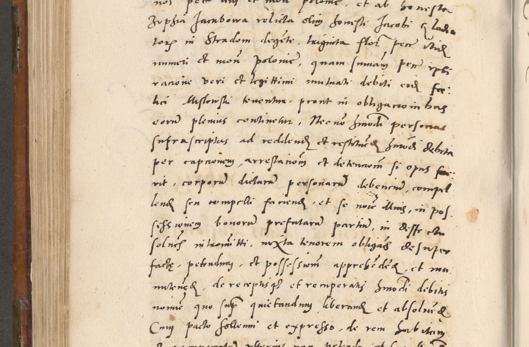 Zdjęcie nr 589 dla obiektu archiwalnego: Volumen unicum actorum episcopalium R. D. Andreae Zebrzydowski, episcopi Cracoviensis ducis Severiae ab a. D. 1551 usque ad annum 1560 mensem majum inclusive, quorum index ad finem praesentis voluminis adnotatus.