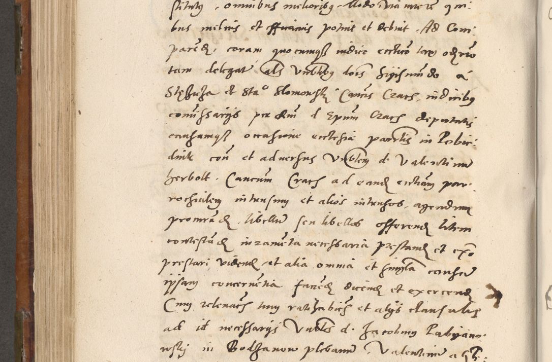 Zdjęcie nr 583 dla obiektu archiwalnego: Volumen unicum actorum episcopalium R. D. Andreae Zebrzydowski, episcopi Cracoviensis ducis Severiae ab a. D. 1551 usque ad annum 1560 mensem majum inclusive, quorum index ad finem praesentis voluminis adnotatus.