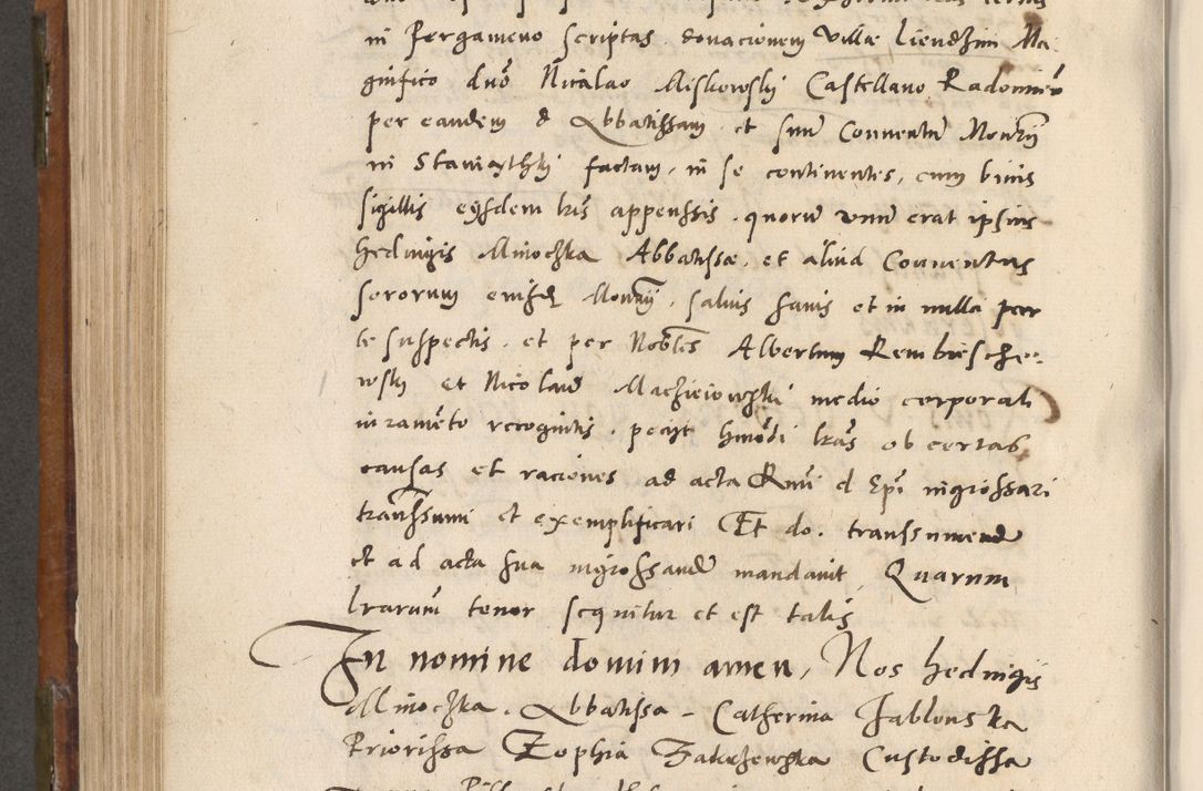 Zdjęcie nr 577 dla obiektu archiwalnego: Volumen unicum actorum episcopalium R. D. Andreae Zebrzydowski, episcopi Cracoviensis ducis Severiae ab a. D. 1551 usque ad annum 1560 mensem majum inclusive, quorum index ad finem praesentis voluminis adnotatus.