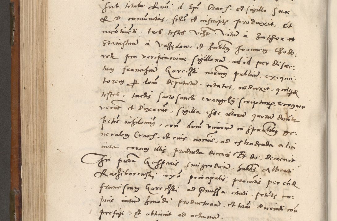 Zdjęcie nr 573 dla obiektu archiwalnego: Volumen unicum actorum episcopalium R. D. Andreae Zebrzydowski, episcopi Cracoviensis ducis Severiae ab a. D. 1551 usque ad annum 1560 mensem majum inclusive, quorum index ad finem praesentis voluminis adnotatus.