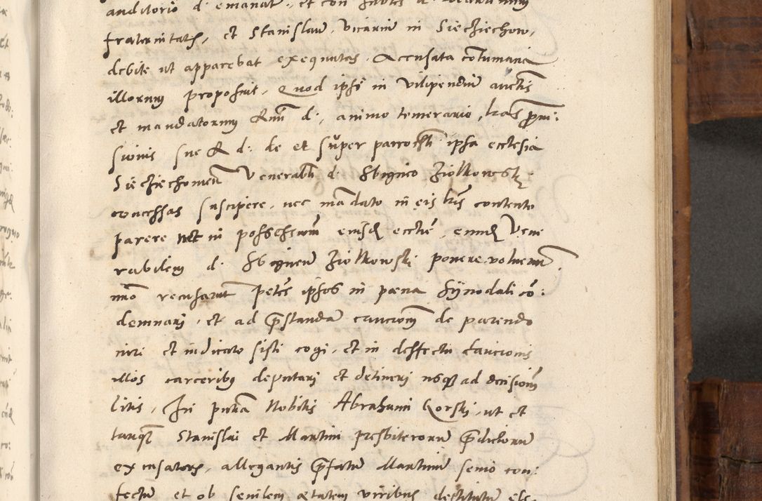 Zdjęcie nr 574 dla obiektu archiwalnego: Volumen unicum actorum episcopalium R. D. Andreae Zebrzydowski, episcopi Cracoviensis ducis Severiae ab a. D. 1551 usque ad annum 1560 mensem majum inclusive, quorum index ad finem praesentis voluminis adnotatus.