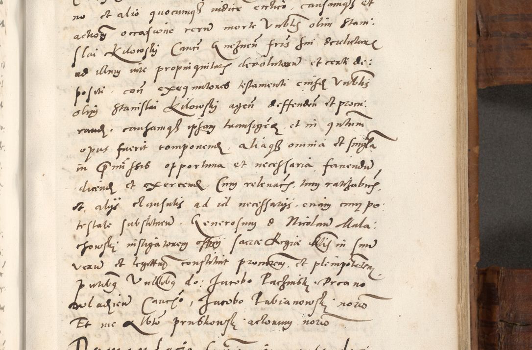 Zdjęcie nr 560 dla obiektu archiwalnego: Volumen unicum actorum episcopalium R. D. Andreae Zebrzydowski, episcopi Cracoviensis ducis Severiae ab a. D. 1551 usque ad annum 1560 mensem majum inclusive, quorum index ad finem praesentis voluminis adnotatus.