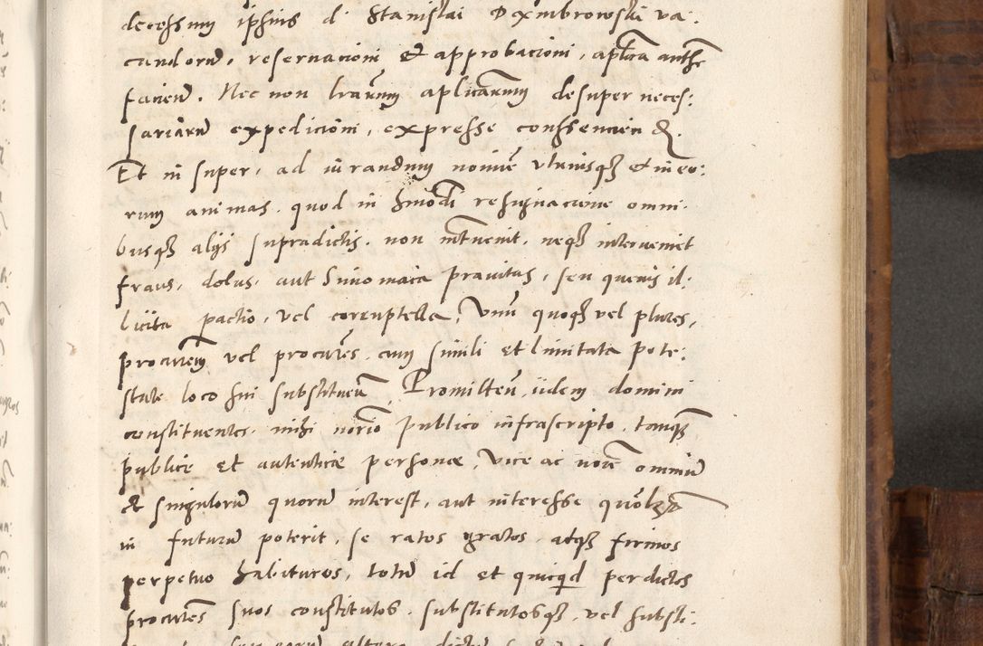 Zdjęcie nr 556 dla obiektu archiwalnego: Volumen unicum actorum episcopalium R. D. Andreae Zebrzydowski, episcopi Cracoviensis ducis Severiae ab a. D. 1551 usque ad annum 1560 mensem majum inclusive, quorum index ad finem praesentis voluminis adnotatus.
