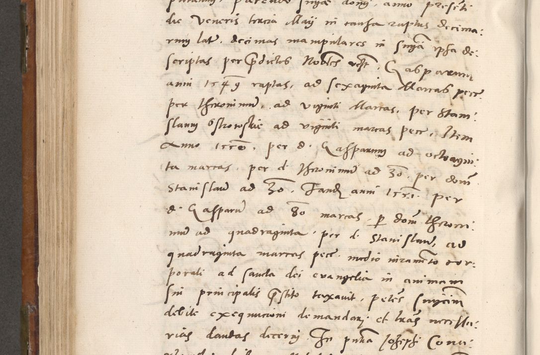 Zdjęcie nr 561 dla obiektu archiwalnego: Volumen unicum actorum episcopalium R. D. Andreae Zebrzydowski, episcopi Cracoviensis ducis Severiae ab a. D. 1551 usque ad annum 1560 mensem majum inclusive, quorum index ad finem praesentis voluminis adnotatus.