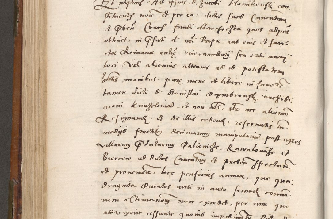 Zdjęcie nr 555 dla obiektu archiwalnego: Volumen unicum actorum episcopalium R. D. Andreae Zebrzydowski, episcopi Cracoviensis ducis Severiae ab a. D. 1551 usque ad annum 1560 mensem majum inclusive, quorum index ad finem praesentis voluminis adnotatus.