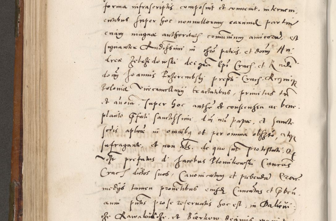 Zdjęcie nr 551 dla obiektu archiwalnego: Volumen unicum actorum episcopalium R. D. Andreae Zebrzydowski, episcopi Cracoviensis ducis Severiae ab a. D. 1551 usque ad annum 1560 mensem majum inclusive, quorum index ad finem praesentis voluminis adnotatus.