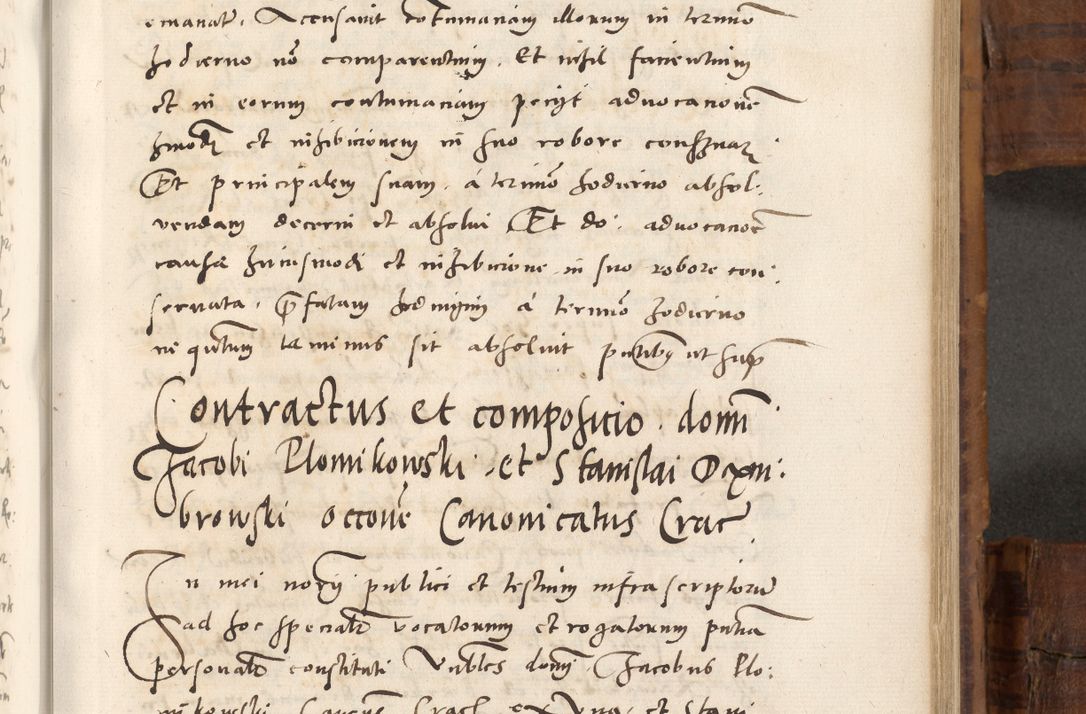 Zdjęcie nr 550 dla obiektu archiwalnego: Volumen unicum actorum episcopalium R. D. Andreae Zebrzydowski, episcopi Cracoviensis ducis Severiae ab a. D. 1551 usque ad annum 1560 mensem majum inclusive, quorum index ad finem praesentis voluminis adnotatus.