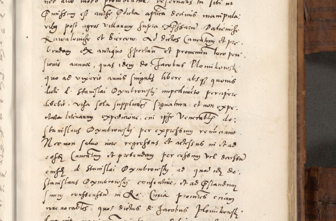 Zdjęcie nr 552 dla obiektu archiwalnego: Volumen unicum actorum episcopalium R. D. Andreae Zebrzydowski, episcopi Cracoviensis ducis Severiae ab a. D. 1551 usque ad annum 1560 mensem majum inclusive, quorum index ad finem praesentis voluminis adnotatus.