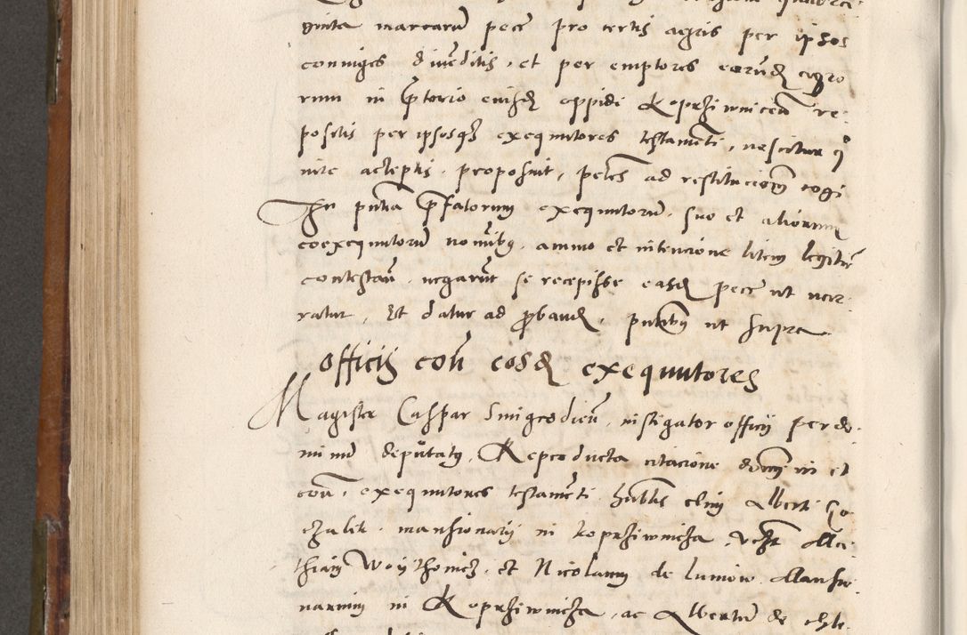 Zdjęcie nr 545 dla obiektu archiwalnego: Volumen unicum actorum episcopalium R. D. Andreae Zebrzydowski, episcopi Cracoviensis ducis Severiae ab a. D. 1551 usque ad annum 1560 mensem majum inclusive, quorum index ad finem praesentis voluminis adnotatus.