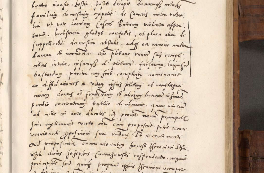 Zdjęcie nr 544 dla obiektu archiwalnego: Volumen unicum actorum episcopalium R. D. Andreae Zebrzydowski, episcopi Cracoviensis ducis Severiae ab a. D. 1551 usque ad annum 1560 mensem majum inclusive, quorum index ad finem praesentis voluminis adnotatus.