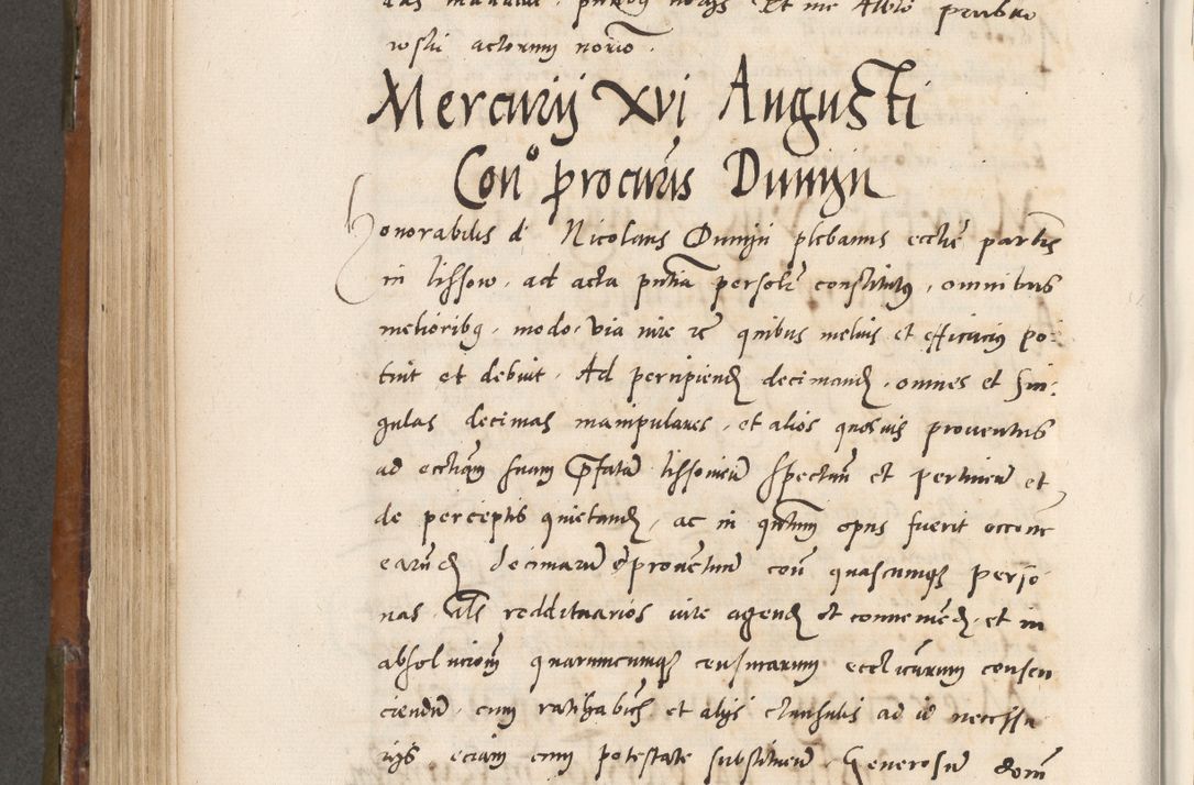 Zdjęcie nr 539 dla obiektu archiwalnego: Volumen unicum actorum episcopalium R. D. Andreae Zebrzydowski, episcopi Cracoviensis ducis Severiae ab a. D. 1551 usque ad annum 1560 mensem majum inclusive, quorum index ad finem praesentis voluminis adnotatus.