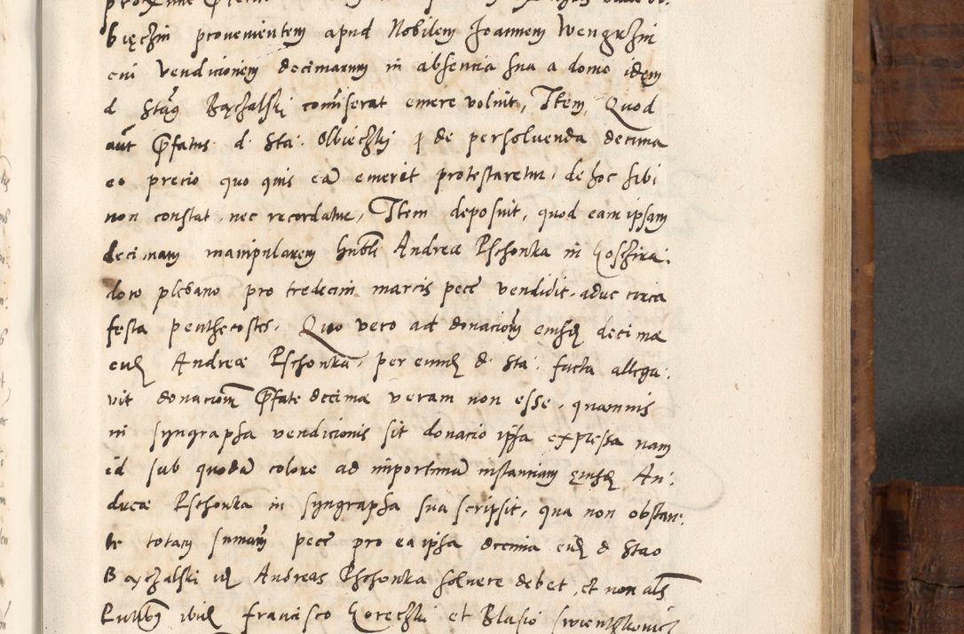 Zdjęcie nr 540 dla obiektu archiwalnego: Volumen unicum actorum episcopalium R. D. Andreae Zebrzydowski, episcopi Cracoviensis ducis Severiae ab a. D. 1551 usque ad annum 1560 mensem majum inclusive, quorum index ad finem praesentis voluminis adnotatus.