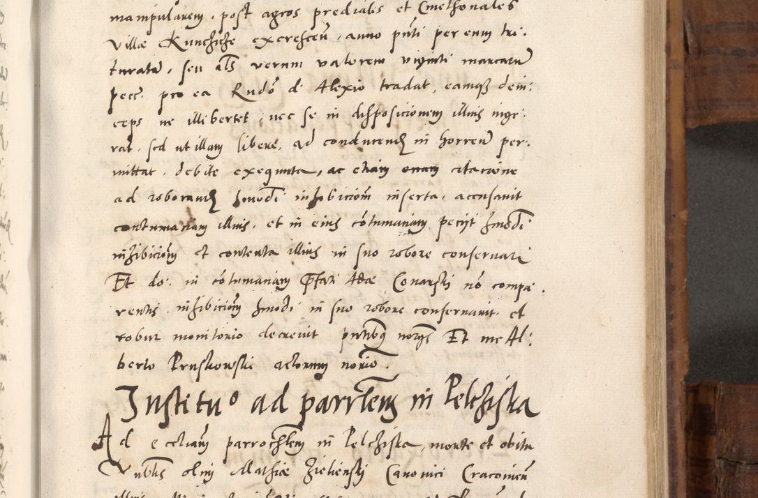 Zdjęcie nr 532 dla obiektu archiwalnego: Volumen unicum actorum episcopalium R. D. Andreae Zebrzydowski, episcopi Cracoviensis ducis Severiae ab a. D. 1551 usque ad annum 1560 mensem majum inclusive, quorum index ad finem praesentis voluminis adnotatus.