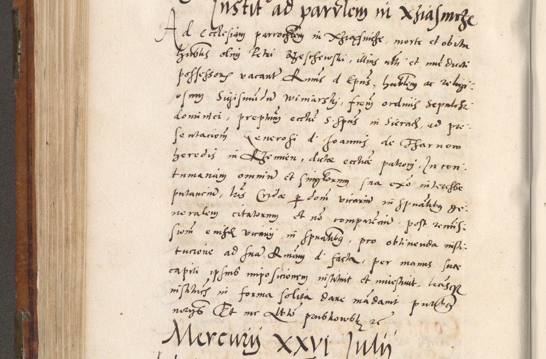 Zdjęcie nr 529 dla obiektu archiwalnego: Volumen unicum actorum episcopalium R. D. Andreae Zebrzydowski, episcopi Cracoviensis ducis Severiae ab a. D. 1551 usque ad annum 1560 mensem majum inclusive, quorum index ad finem praesentis voluminis adnotatus.
