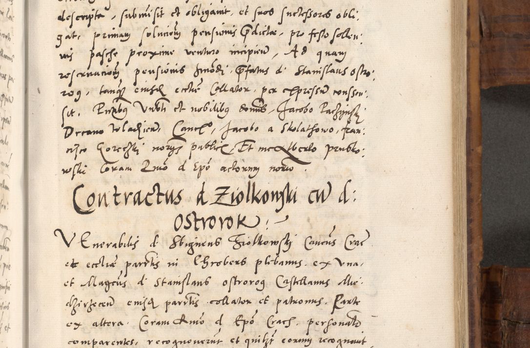 Zdjęcie nr 526 dla obiektu archiwalnego: Volumen unicum actorum episcopalium R. D. Andreae Zebrzydowski, episcopi Cracoviensis ducis Severiae ab a. D. 1551 usque ad annum 1560 mensem majum inclusive, quorum index ad finem praesentis voluminis adnotatus.