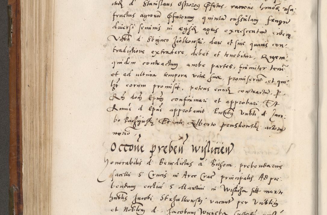 Zdjęcie nr 527 dla obiektu archiwalnego: Volumen unicum actorum episcopalium R. D. Andreae Zebrzydowski, episcopi Cracoviensis ducis Severiae ab a. D. 1551 usque ad annum 1560 mensem majum inclusive, quorum index ad finem praesentis voluminis adnotatus.