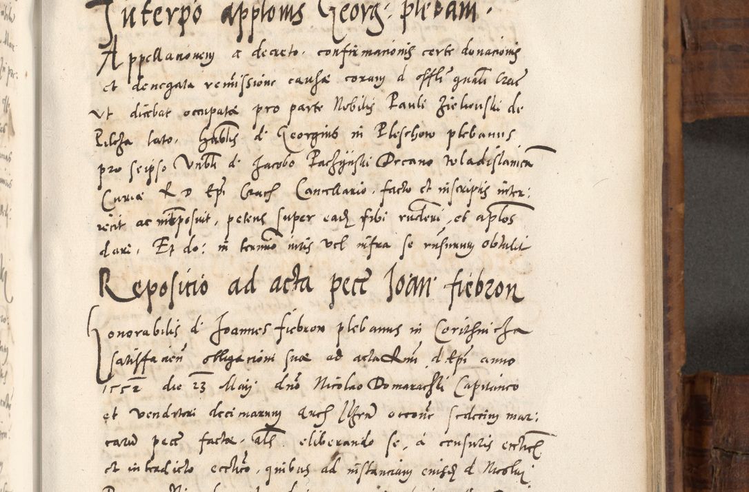 Zdjęcie nr 520 dla obiektu archiwalnego: Volumen unicum actorum episcopalium R. D. Andreae Zebrzydowski, episcopi Cracoviensis ducis Severiae ab a. D. 1551 usque ad annum 1560 mensem majum inclusive, quorum index ad finem praesentis voluminis adnotatus.