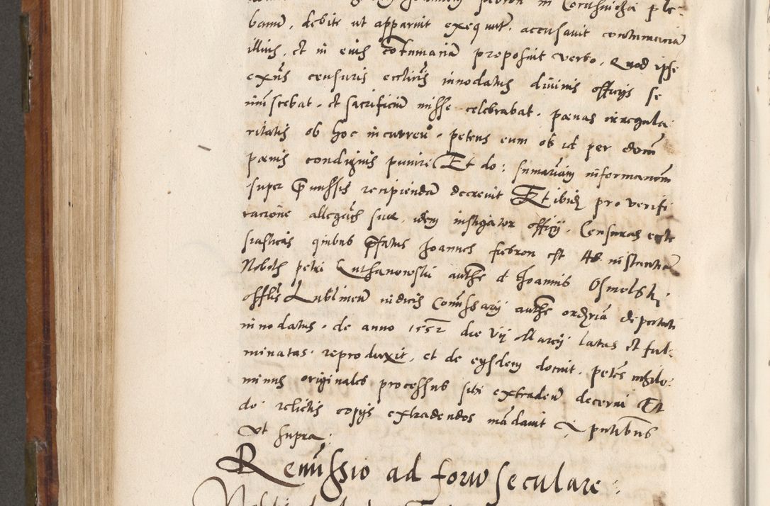 Zdjęcie nr 517 dla obiektu archiwalnego: Volumen unicum actorum episcopalium R. D. Andreae Zebrzydowski, episcopi Cracoviensis ducis Severiae ab a. D. 1551 usque ad annum 1560 mensem majum inclusive, quorum index ad finem praesentis voluminis adnotatus.