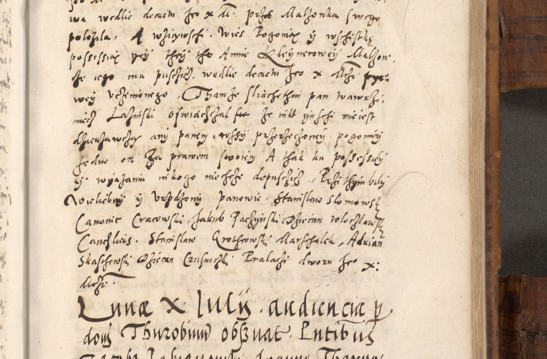 Zdjęcie nr 514 dla obiektu archiwalnego: Volumen unicum actorum episcopalium R. D. Andreae Zebrzydowski, episcopi Cracoviensis ducis Severiae ab a. D. 1551 usque ad annum 1560 mensem majum inclusive, quorum index ad finem praesentis voluminis adnotatus.