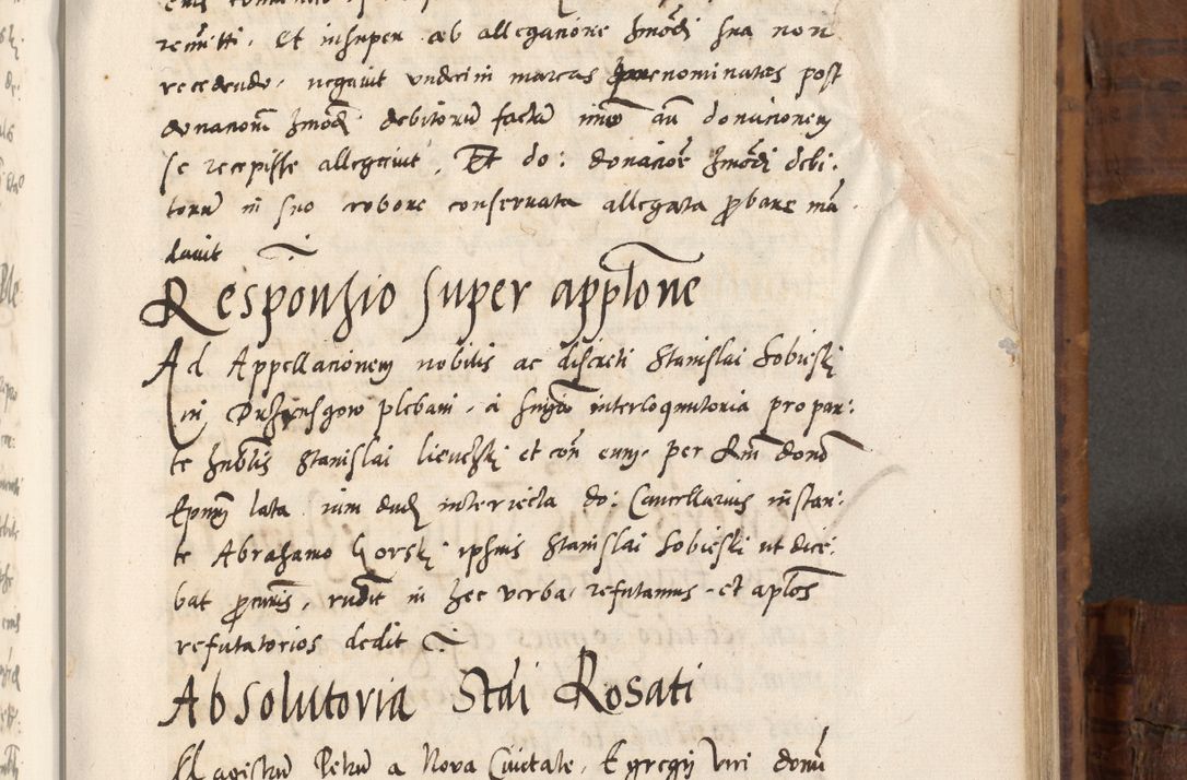 Zdjęcie nr 510 dla obiektu archiwalnego: Volumen unicum actorum episcopalium R. D. Andreae Zebrzydowski, episcopi Cracoviensis ducis Severiae ab a. D. 1551 usque ad annum 1560 mensem majum inclusive, quorum index ad finem praesentis voluminis adnotatus.