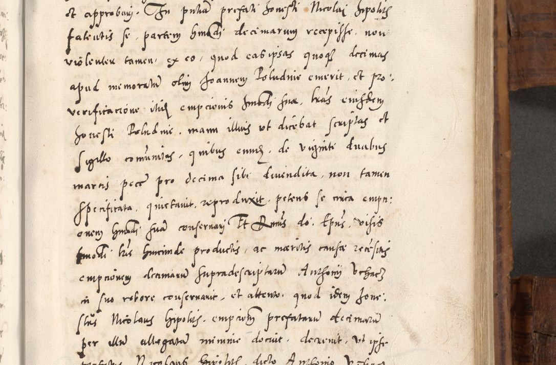 Zdjęcie nr 498 dla obiektu archiwalnego: Volumen unicum actorum episcopalium R. D. Andreae Zebrzydowski, episcopi Cracoviensis ducis Severiae ab a. D. 1551 usque ad annum 1560 mensem majum inclusive, quorum index ad finem praesentis voluminis adnotatus.
