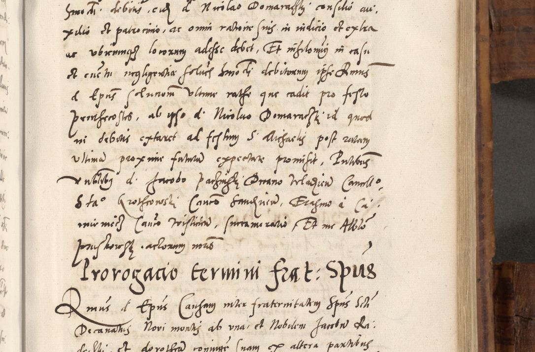 Zdjęcie nr 496 dla obiektu archiwalnego: Volumen unicum actorum episcopalium R. D. Andreae Zebrzydowski, episcopi Cracoviensis ducis Severiae ab a. D. 1551 usque ad annum 1560 mensem majum inclusive, quorum index ad finem praesentis voluminis adnotatus.