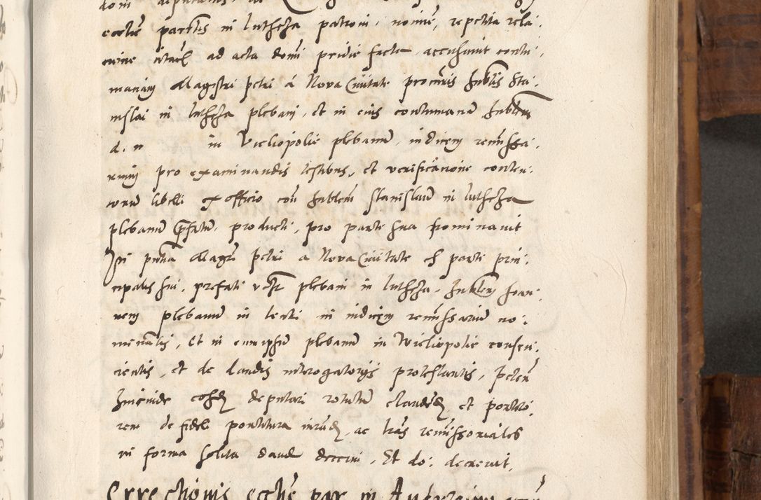 Zdjęcie nr 486 dla obiektu archiwalnego: Volumen unicum actorum episcopalium R. D. Andreae Zebrzydowski, episcopi Cracoviensis ducis Severiae ab a. D. 1551 usque ad annum 1560 mensem majum inclusive, quorum index ad finem praesentis voluminis adnotatus.