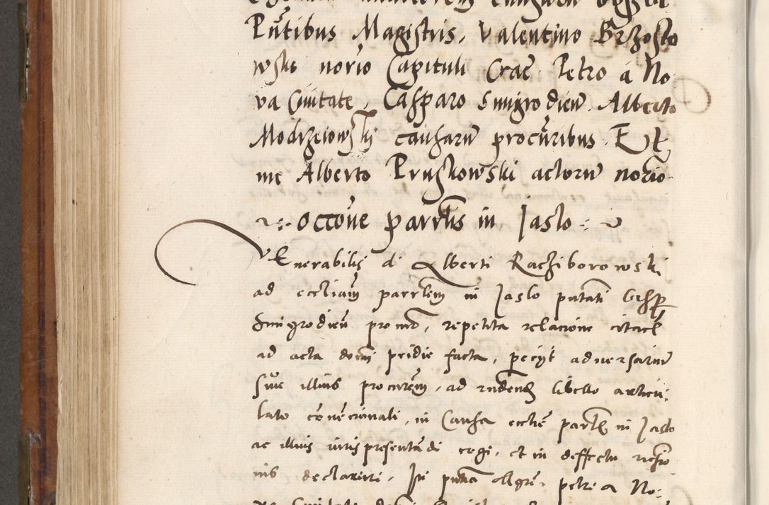 Zdjęcie nr 485 dla obiektu archiwalnego: Volumen unicum actorum episcopalium R. D. Andreae Zebrzydowski, episcopi Cracoviensis ducis Severiae ab a. D. 1551 usque ad annum 1560 mensem majum inclusive, quorum index ad finem praesentis voluminis adnotatus.