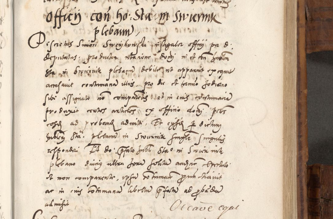 Zdjęcie nr 484 dla obiektu archiwalnego: Volumen unicum actorum episcopalium R. D. Andreae Zebrzydowski, episcopi Cracoviensis ducis Severiae ab a. D. 1551 usque ad annum 1560 mensem majum inclusive, quorum index ad finem praesentis voluminis adnotatus.