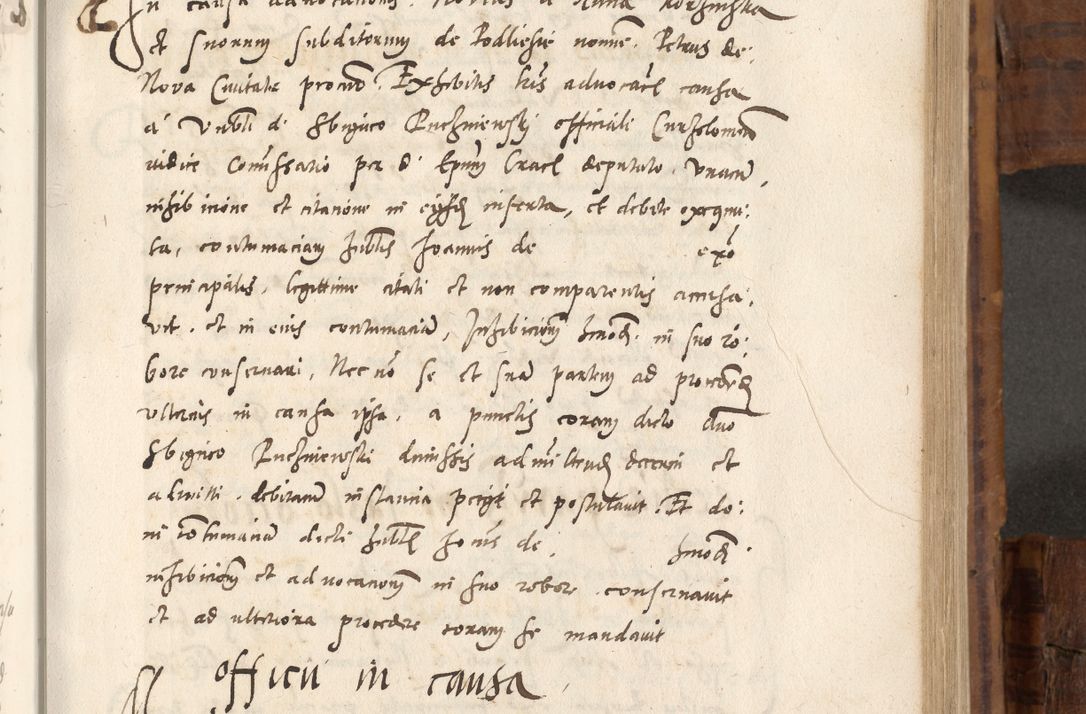 Zdjęcie nr 482 dla obiektu archiwalnego: Volumen unicum actorum episcopalium R. D. Andreae Zebrzydowski, episcopi Cracoviensis ducis Severiae ab a. D. 1551 usque ad annum 1560 mensem majum inclusive, quorum index ad finem praesentis voluminis adnotatus.